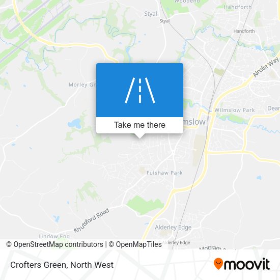Crofters Green map