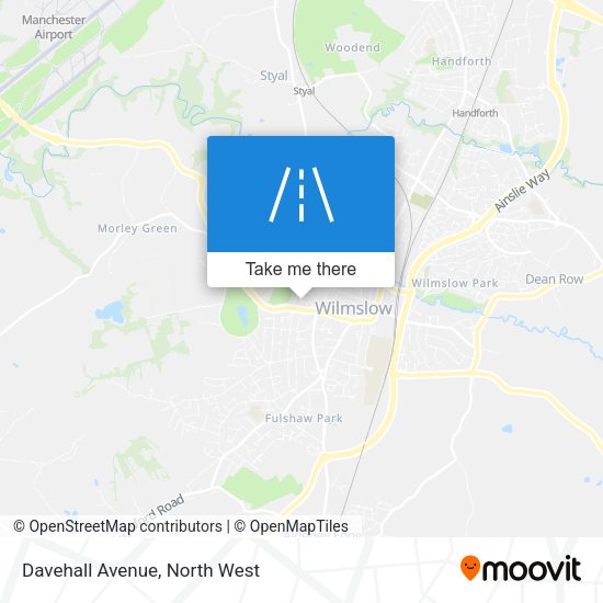 Davehall Avenue map