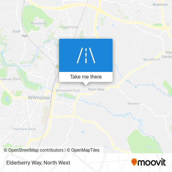 Elderberry Way map