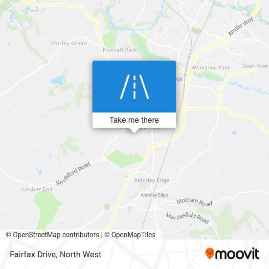 Fairfax Drive map