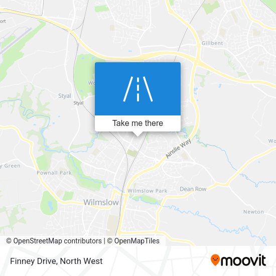 Finney Drive map