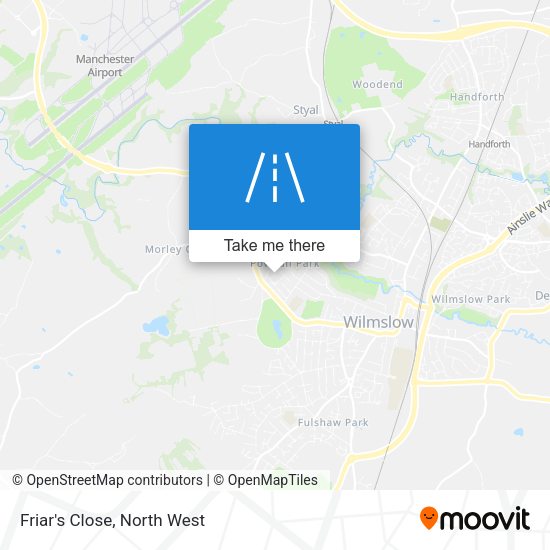 Friar's Close map