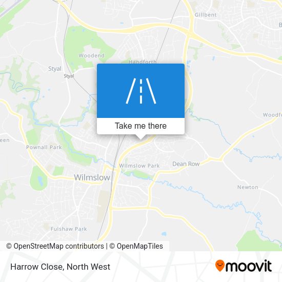 Harrow Close map