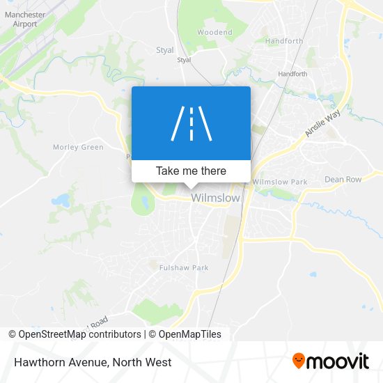 Hawthorn Avenue map