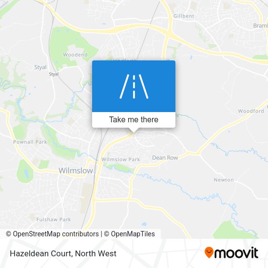 Hazeldean Court map