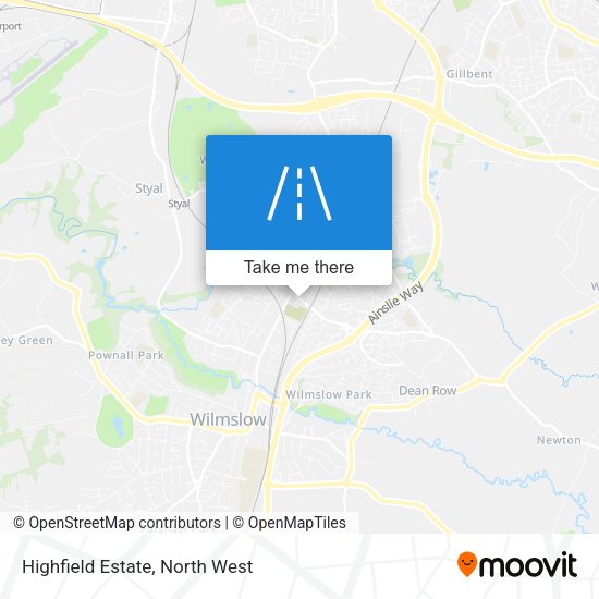 Highfield Estate map