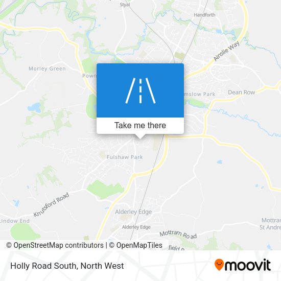Holly Road South map