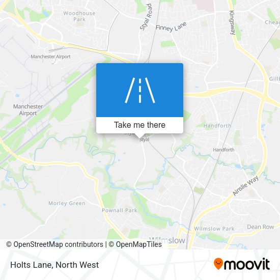 Holts Lane map