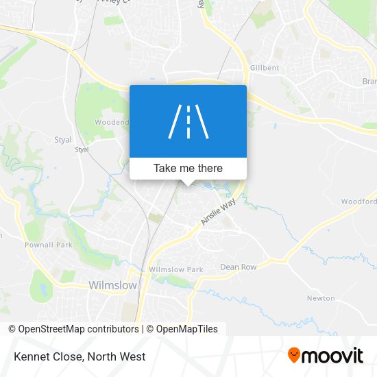 Kennet Close map