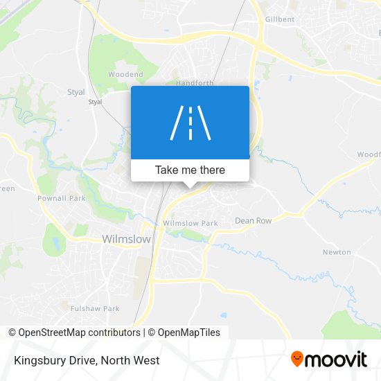 Kingsbury Drive map