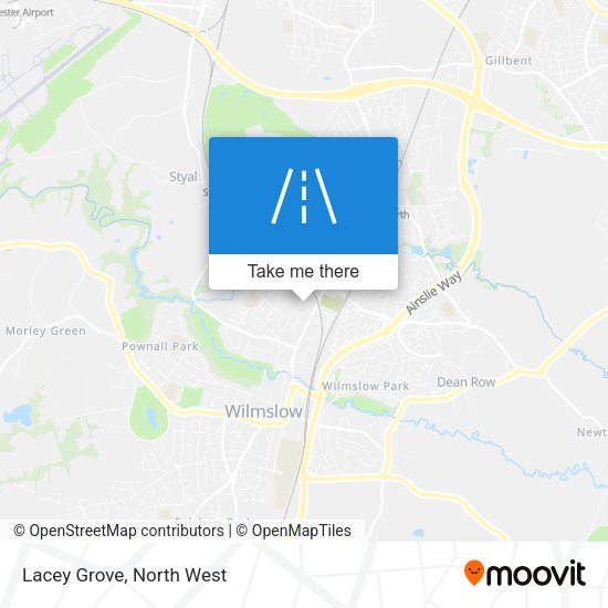 Lacey Grove map