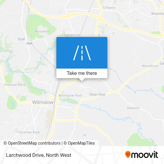Larchwood Drive map