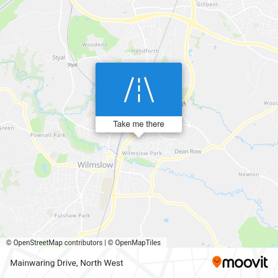 Mainwaring Drive map
