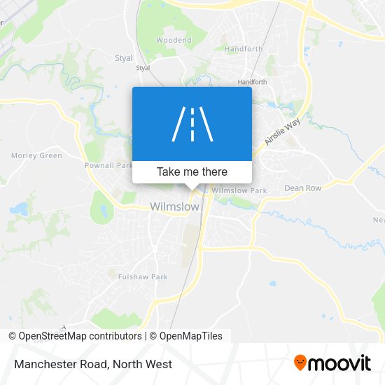 Manchester Road map