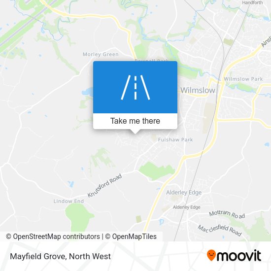 Mayfield Grove map