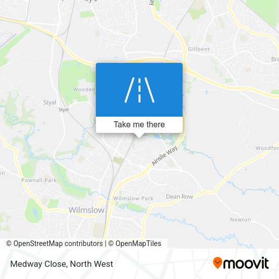 Medway Close map