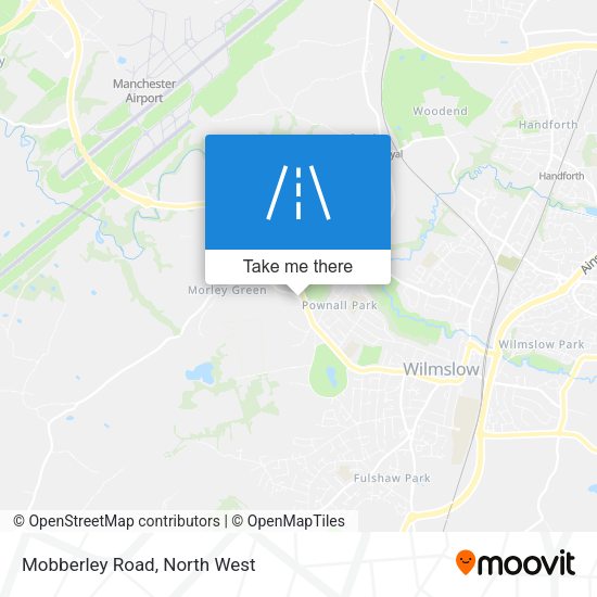 Mobberley Road map