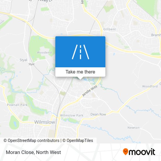 Moran Close map