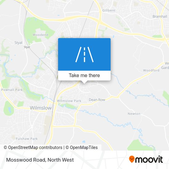 Mosswood Road map