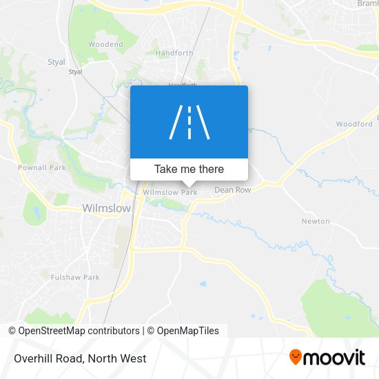 Overhill Road map