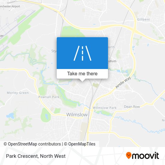Park Crescent map