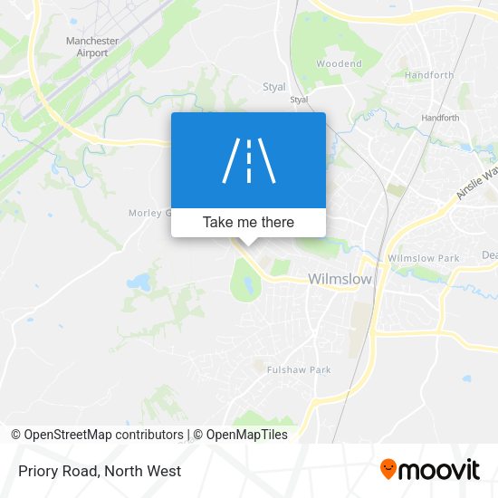 Priory Road map