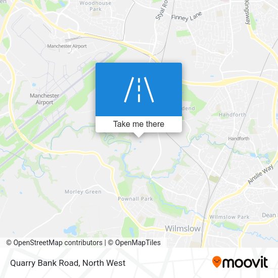 Quarry Bank Road map