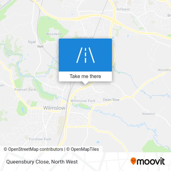 Queensbury Close map