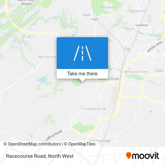 Racecourse Road map