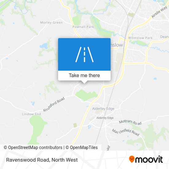 Ravenswood Road map