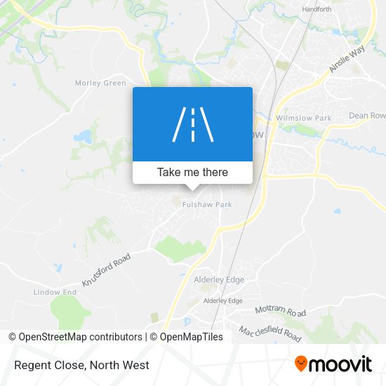 Regent Close map