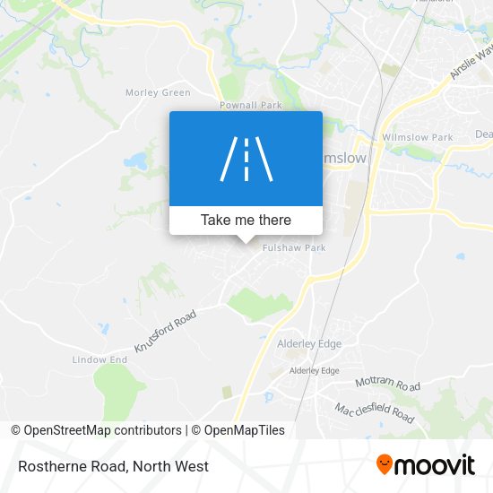 Rostherne Road map