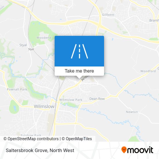Saltersbrook Grove map