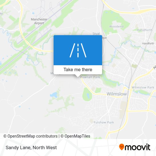 Sandy Lane map