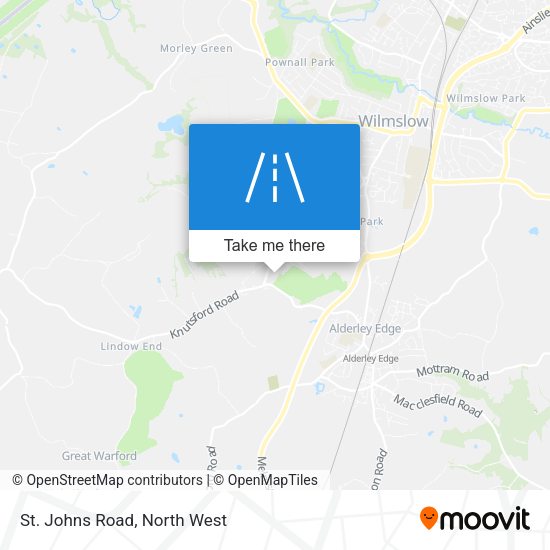 St. Johns Road map
