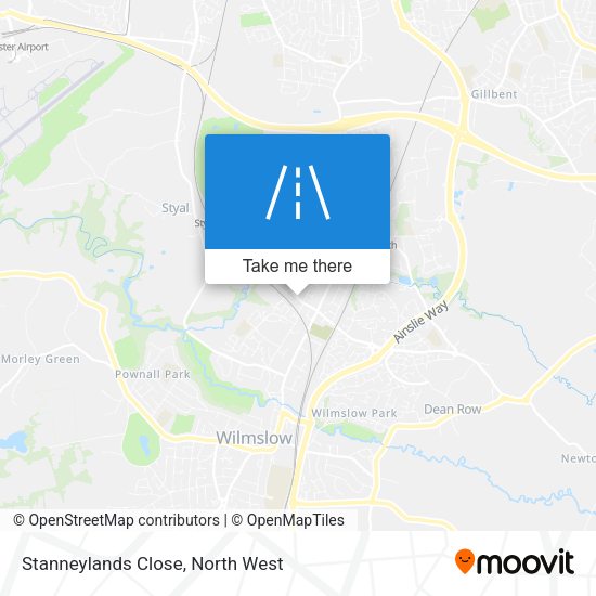 Stanneylands Close map
