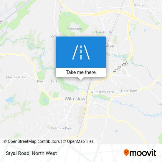 Styal Road map