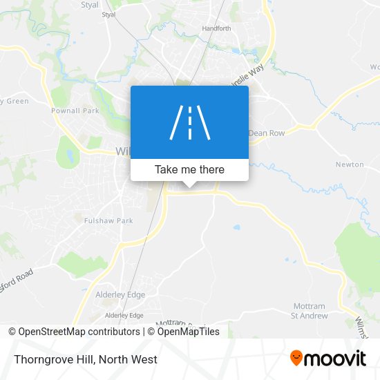 Thorngrove Hill map