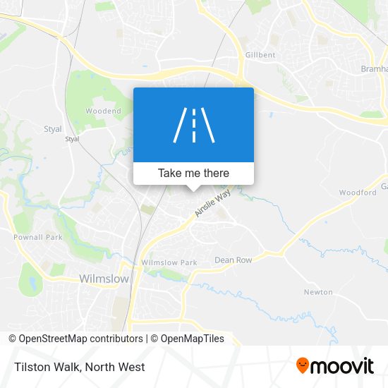 Tilston Walk map