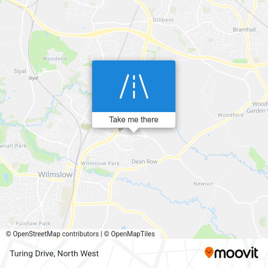 Turing Drive map