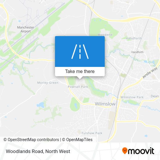 Woodlands Road map