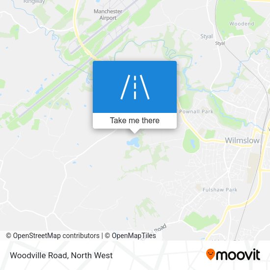 Woodville Road map