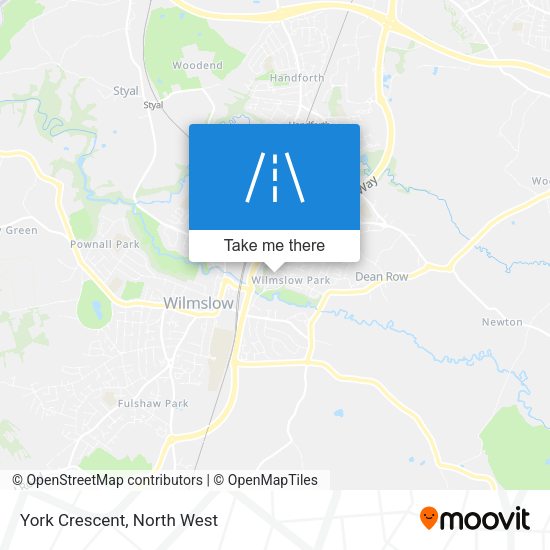 York Crescent map