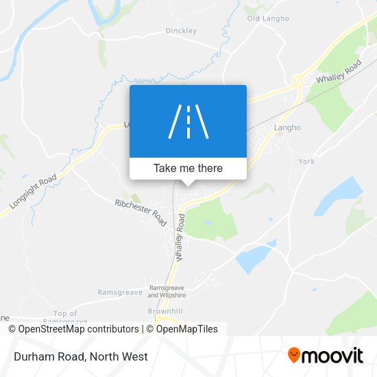 Durham Road map