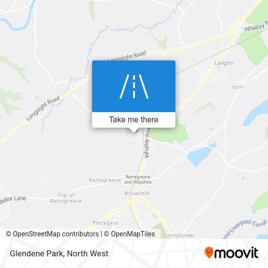 Glendene Park map