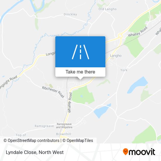 Lyndale Close map