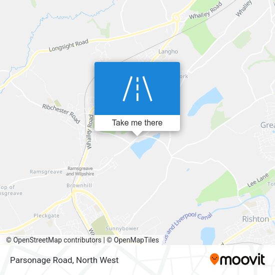 Parsonage Road map