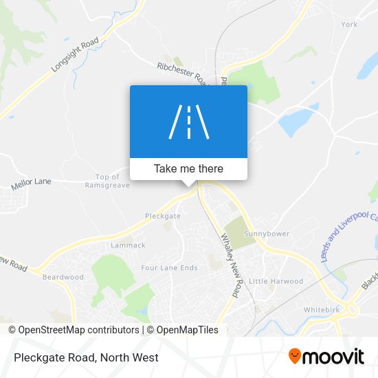 Pleckgate Road map