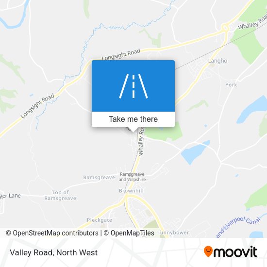Valley Road map