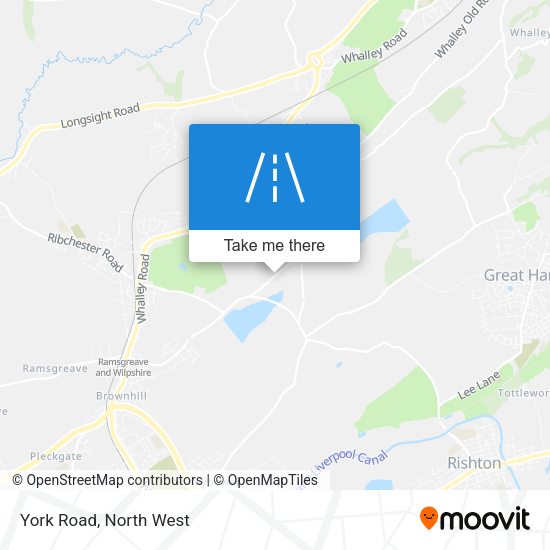 York Road map